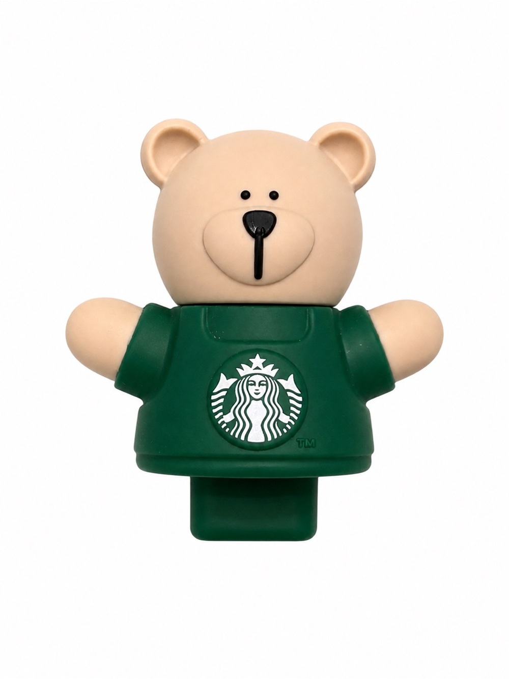 Starbucks Bearista Bear Mini Stapler Green Apron Collectible Office Accessory